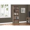 Monarch Specialties Bookshelf, Bookcase, 6 Tier, 72"H, Office, Bedroom, Laminate, Brown, Transitional I 7468